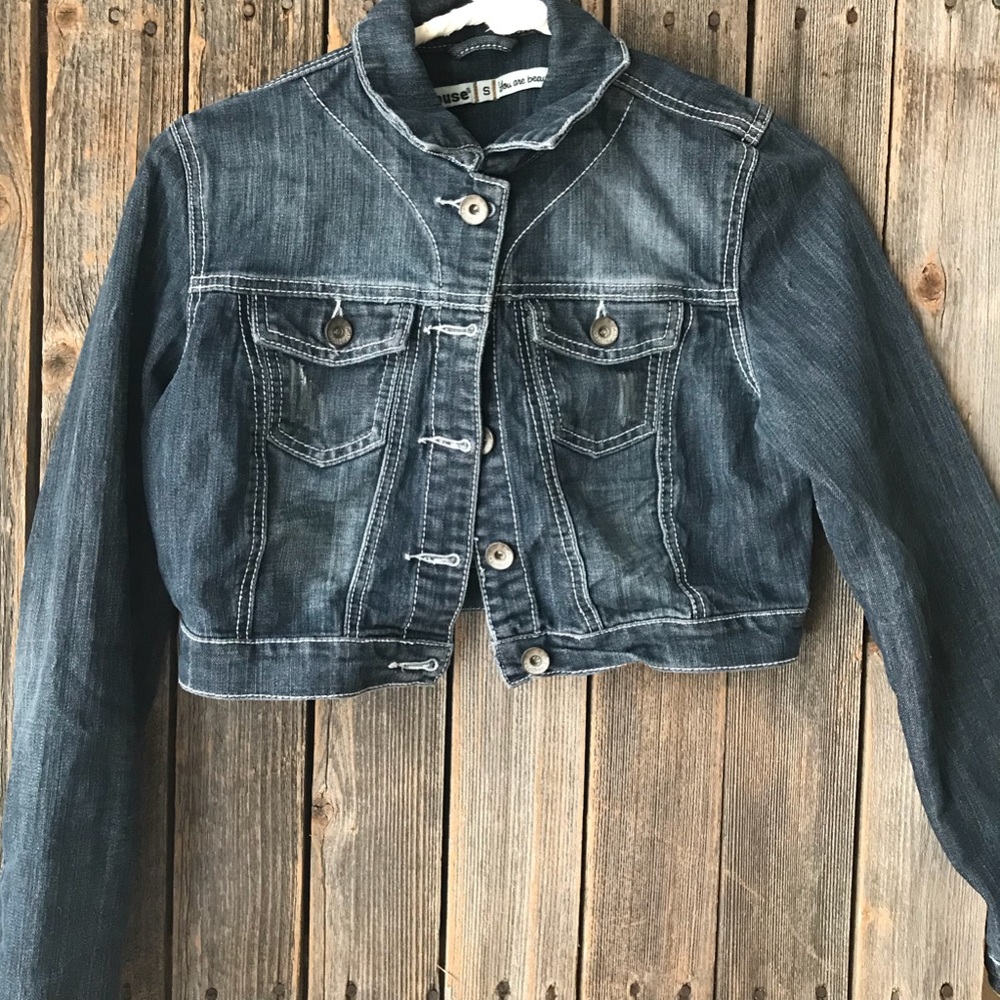 Cropped Jean Jacket